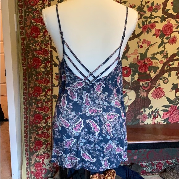 Paisley Bohemian Tank Top S - Picture 7 of 9